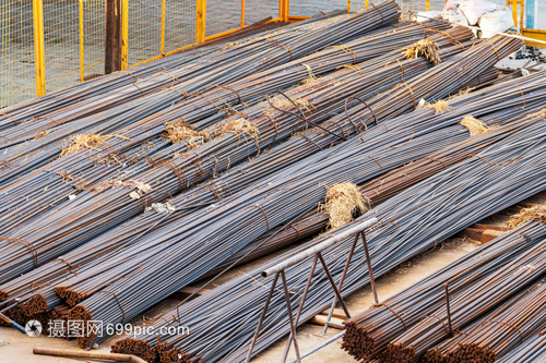 工地上的钢筋